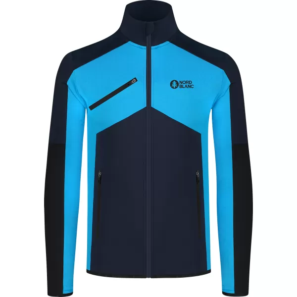  Pánská powerfleece mikina NORDBLANC CUSP NBSFM8334 MODRÁ 
