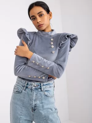 Dámská halenka ITALY MODA DHJ-BZ-6533A.44P GRAY