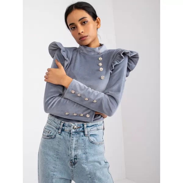  Dámská halenka ITALY MODA DHJ-BZ-6533A.44P GRAY 