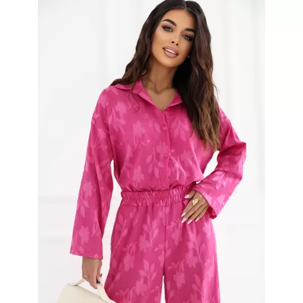  Dámský komplet RUE PARIS IT-KMPL-10127.60 FUCHSIA 