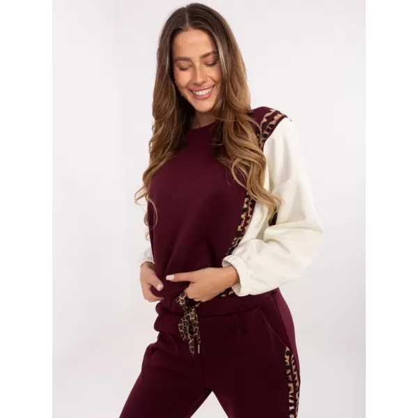  Dámský set ITALY MODA IT-KMPL-9838.27 BURGUNDY 