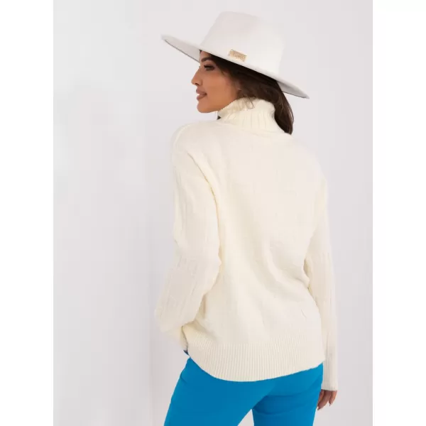  Dámský svetr WOOL FASHION ITALIA AT-SW-2342-1.35 ECRU 