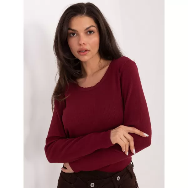  Dámská halenka FACTORY PRICE JM-BZ-2254.80 BURGUNDY 