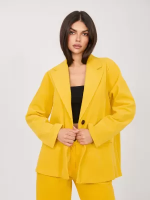 Dámské sako RUE PARIS IT-MA-FL9958.87 YELLOW
