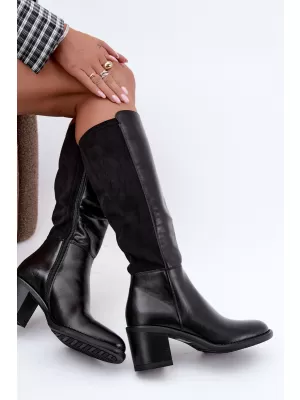 Dámské kozačky VINCEZA 58652 BLACK
