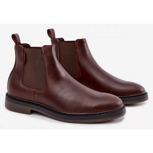  Pánské boty BIG STAR SHOES UU174279 BROWN/BEIGE SHADOWS 