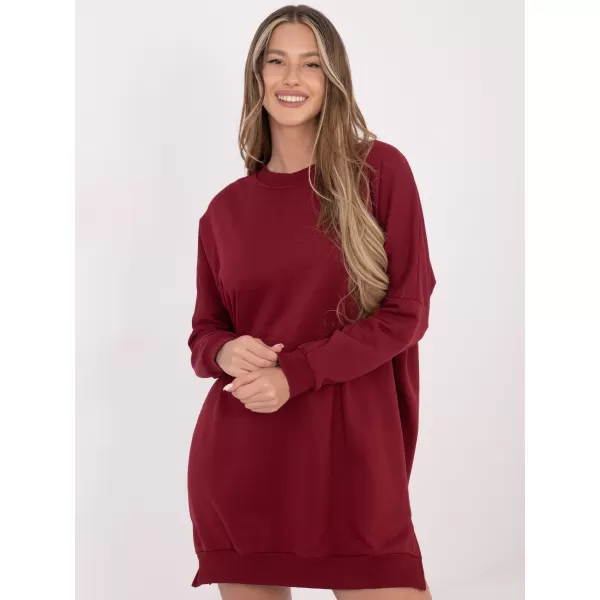  Dámské šaty RELEVANCE RV-SK-6019.67 BURGUNDY 