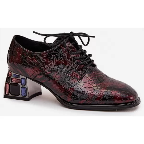  Dámské polobotky ARTIKER 57C0073 BORDO 