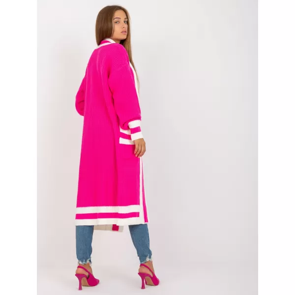  Dámský svetr RUE PARIS LC-SW-0291.06X FLUO PINK 