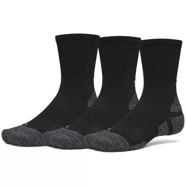  Ponožky UNDER ARMOUR UA PERF TECH PRO 3PK CREW 1386246-008 ČERNÁ 