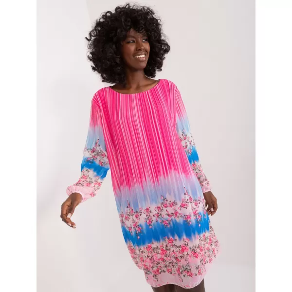  Dámské šaty ITALY MODA DHJ-SK-N8524.14X DARK PINK 