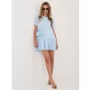 Dámské šaty RUE PARIS RV-SK-A1229.10P LIGHT BLUE