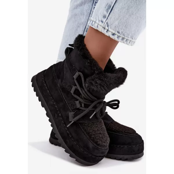  Dámské sněhule BOTO 9077 BLACK 