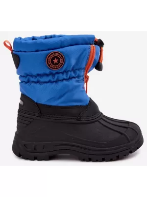 Dětské sněhule BIG STAR SHOES SS374032 MODRÁ