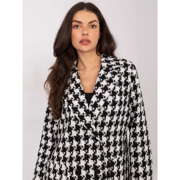  Dámská bunda LAKERTA LK-MA-510158.96 BLACK AND WHITE 