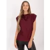 Dámská halenka ITALY MODA MI-BZ-61479.35 BURGUNDY