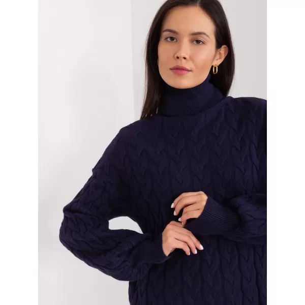  Dámský svetr WOOL FASHION ITALIA AT-SW-2348.88 NAVY 