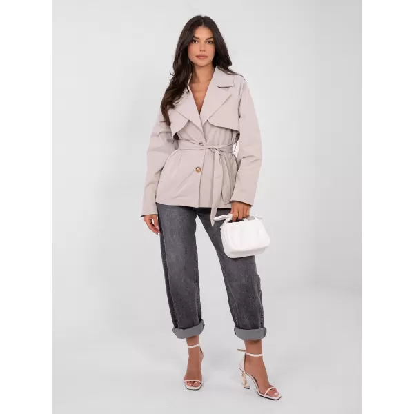  Dámský kabát RUE PARIS IT-PL-FL10069.65 BEIGE 