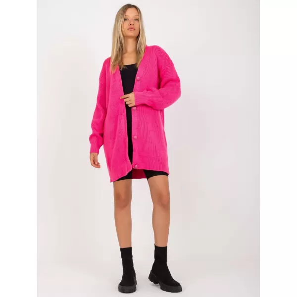  Dámský svetr RUE PARIS LC-SW-0267.06X FLUO PINK 