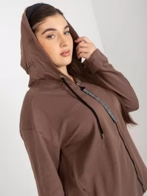 Dámská mikina RELEVANCE RV-BL-8266.34P BROWN