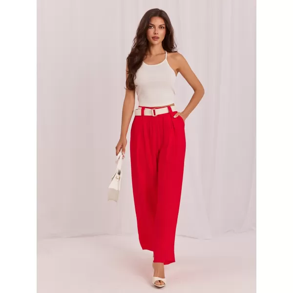  Dámské kalhoty RUE PARIS IT-SP-10358.16 RED 