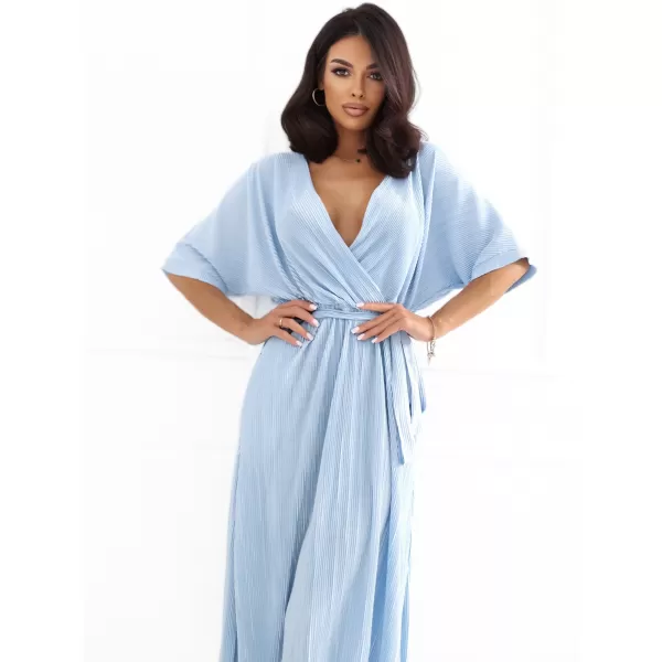  Dámské šaty LAKERTA LK-SK-509699.85 LIGHT BLUE 