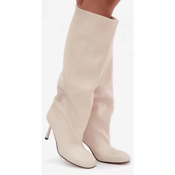  Dámské kozačky BOTO C-374 BEIGE 
