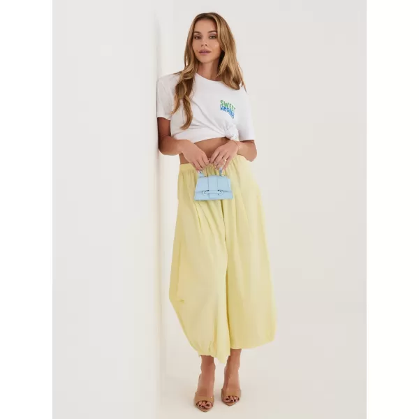  Dámské kalhoty ITALY MODA IT-SP-FL9321.96 BRIGHT YELLOW 