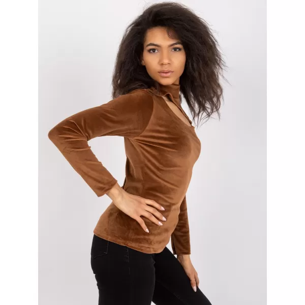  Dámská halenka ITALY MODA DHJ-BZ-6561.09P BROWN 