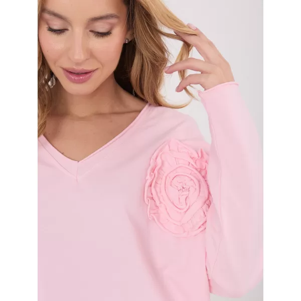  Dámská halenka FACTORY PRICE IT-BZ-6694.69 BRIGHT PINK 