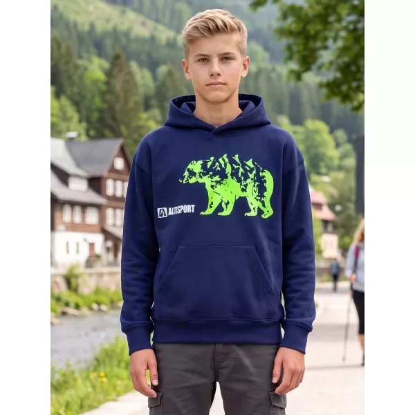  Dětská mikina ALTISPORT ALK193423 PŮLNOČNÍ MODRÁ 