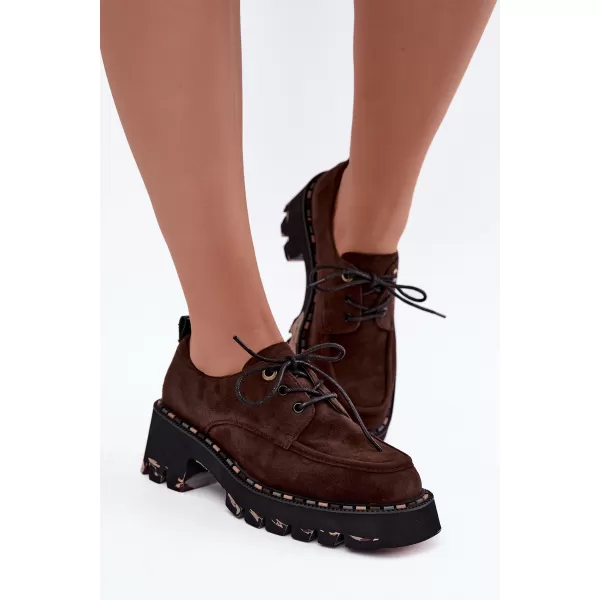  Dámské polobotky ARTIKER 59C0276 CHOCOLATE 