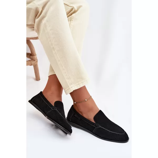  Dámské mokasíny BIG STAR SHOES TT274209 BLACK 