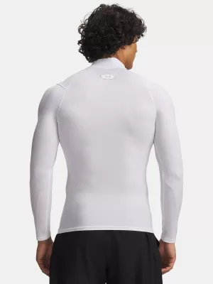 Pánské triko UNDER ARMOUR UA HG ELITE COMP MOCK LS 6015385-100 BÍLÁ