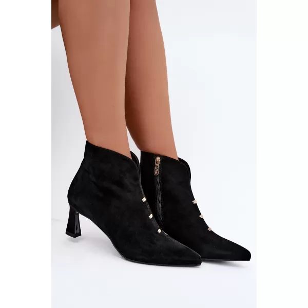  Dámské kotníkové boty D&A CR62-3496 BLACK 