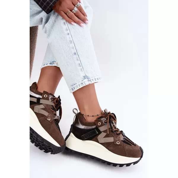  Dámské tenisky GOE UU2N4001 BROWN 