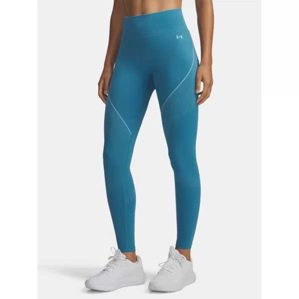  Dámské legíny UNDER ARMOUR VANISH SEAMLESS LEGGING 6000646-466 MODRÁ 