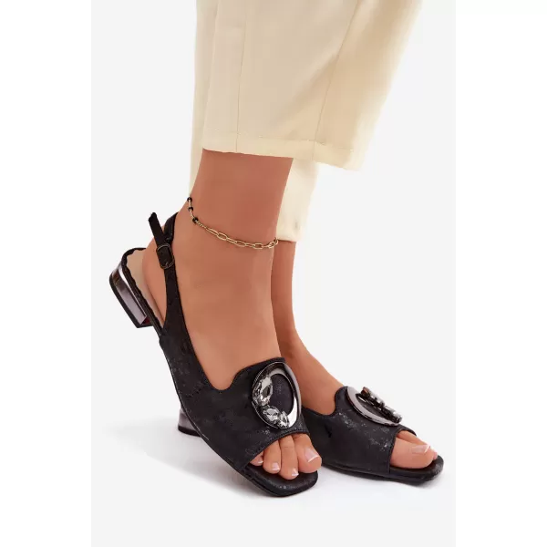 Dámské sandály S.BARSKI KV61-6024 BLACK 
