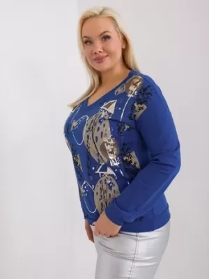 Dámská halenka RELEVANCE RV-BZ-9246.13 COBALT