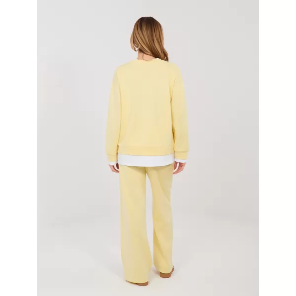  Dámská tepláková souprava RUE PARIS IT-KMPL-22230.64 BRIGHT YELLOW 