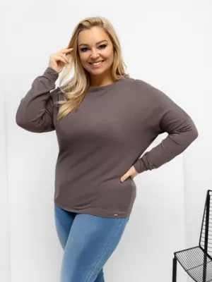 Dámská halenka RELEVANCE RV-BZ-A-163.09 BROWN