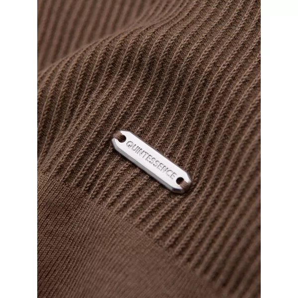  Pánské tričko OMBRE OM-TSCT-0304 LIGHT BROWN 