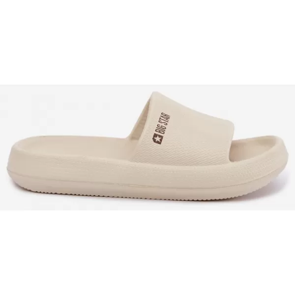  Dámské pantofle BIG STAR SHOES UU274087 SHADES OF BROWN AND BEIGE 