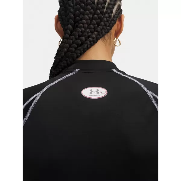  Dámské triko UNDER ARMOUR HEATGEAR ELITE CROP MCK SS 6014710-008 ČERNÁ 