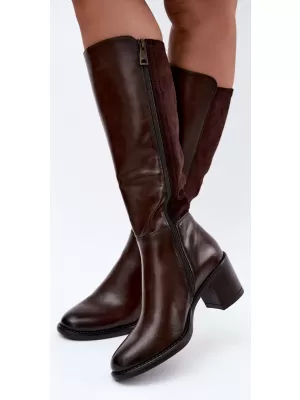 Dámské kozačky VINCEZA 58652 BROWN