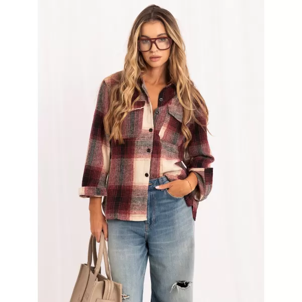  Dámská košile ITALY MODA IR-KS-YY102.66 BURGUNDY 