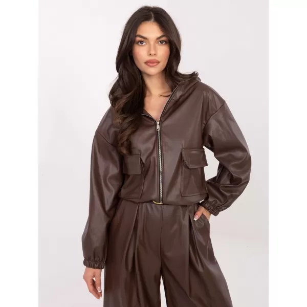  Dámská bunda RUE PARIS IT-KR-FL9729.15P BROWN 