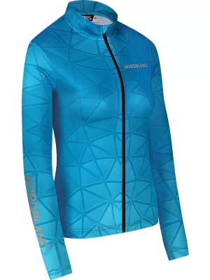 Dámský cyklo dres NORDBLANC VELOFLOW NBSLF8105 TYRKYSOVÁ