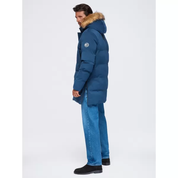  Pánská parka OMBRE OM-JALJ-0310 NAVY BLUE 