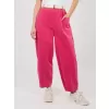 Dámské kalhoty RUE PARIS IT-SP-FL9665.14 FUCHSIA